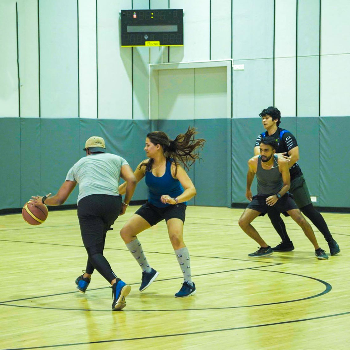 Play on Professional-Grade Basketball Courts. 